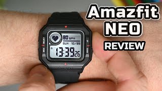 Amazfit Neo Review A retro style Smartwatch [upl. by Rafaela371]