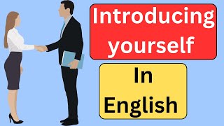 How to introduce yourself in English  Introducing yourself  Learn English [upl. by Adley256]