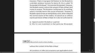 Mudarbah its types and difference between Mudarabah And Musharakah [upl. by Minnaminnie]