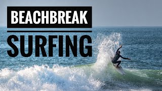 Beachbreak surfing  Fun waves in Lisbon surfingportugal [upl. by Noakes249]