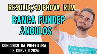 QUESTÃO SOBRE ÂNGULOS FUNDEP 2024 [upl. by Naillimxam645]