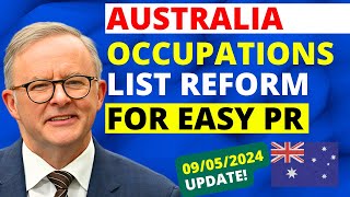 Australia Skilled Occupation List Reform 2024  Australia Skilled Occupation List [upl. by Leahcimnhoj593]