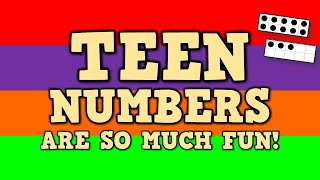 TEEN NUMBERS ARE SO MUCH FUN Identifying teen numbers amp quantities [upl. by Kinny]