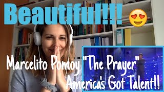 Marcelito Pomoy quotThe Prayerquot AGT The Champion Video Reaction [upl. by Luo797]