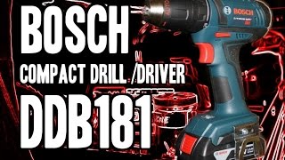 Bosch DDB181 Compact 18v DrillDriver [upl. by Ermey]