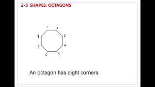 2D shapes  heptagon octagon nonagon decagon [upl. by Haddad]