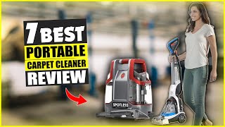 Top 7 Best Portable Carpet Cleaner 2024  Best Portable Carpet Cleaner for Auto Detailing  TDS [upl. by Cristen]