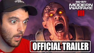 MW3 ZOMBIES  OFFICIAL CINEMATIC TRAILER REACTION NEW INFO [upl. by Carlota]