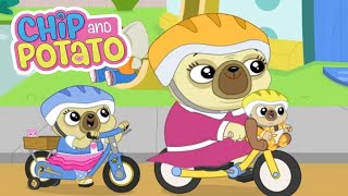 Chip and Potato  The Family Bike Ride  Cartoons For Kids  Watch More on Netflix WildBrain Zoo [upl. by Alphonsa]