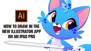 Tutorial Drawing in the Illustrator app on an Ipad Pro [upl. by Mauro99]