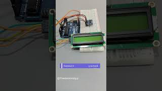 beginner projects arduino LCD project [upl. by Tterrab]