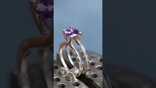 making process of silver ring dimondring gold goldjewellery jewelry [upl. by Perce]