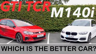 VW GOLF TCR VS BMW M140i  NOT AN EASY CHOICE [upl. by Jarlen827]