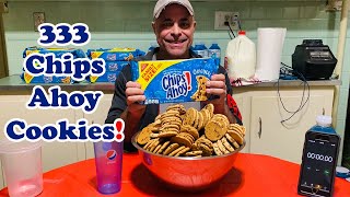 333 Chips Ahoy Chocolate chip Cookie Challenge [upl. by Gregor631]