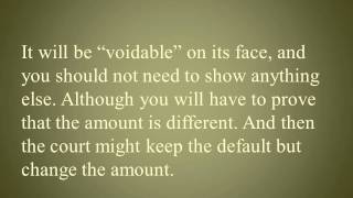 Overcoming Default Judgments When Youre Sued for Debt and Didnt File an Answer [upl. by Bruckner]