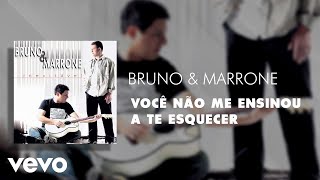 Bruno amp Marrone  Você Não Me Ensinou a Te Esquecer Áudio Oficial [upl. by Sparks]