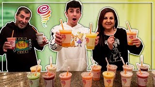 TRYING THE WHOLE JAMBA JUICE MENU [upl. by Moseley220]