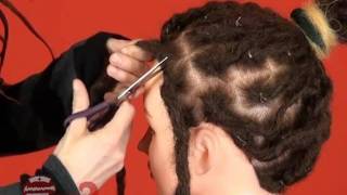 How to Crochet Tighten Human Hair Dreadlocks  DoctoredLockscom [upl. by Normak585]