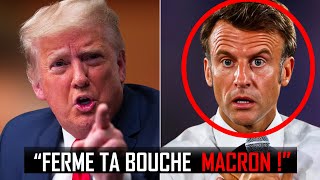 Quand Trump a quotSauvagement Menacéquot Macron Révélation  H5 Motivation [upl. by Niram]