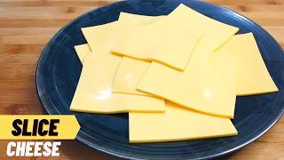 Easy Homemade Sliced Cheese  Processed cheese🧀  How to make slice Cheese at home  Burger Cheese [upl. by Luther]