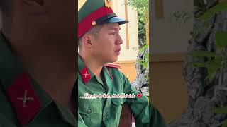 Mặc vào áo lính cởi áo thư sinh 💗 camdong xucdong nguoilinh bodoivietnam rènluyện giadinh [upl. by Ameg753]