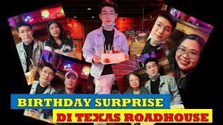 KEJUTAN ULANG TAHUN BIRTHDAY SURPRISE DI TEXAS ROADHOUSE BIRTHDAY [upl. by Licht]