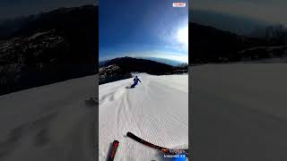 Short turns with our Nicolo Colombi 🇮🇹 weareskiing atomic [upl. by Yrovi]