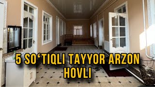 Tayyor 5 soʻtiqli hovli sotiladi 📍Gufik avicena 💸 95000 Uy egalari ☎️ 938840563 [upl. by Ynatirb]