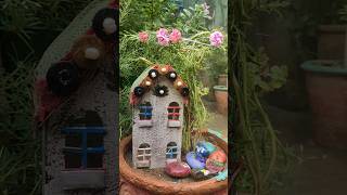 Fairy House fairytales fairyhouse creative diy video gardening flowers youtubeshorts [upl. by Ssew969]