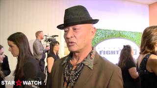 CaryHiroyuki Tagawa Celebrity Fight Night 2013 red carpet interview [upl. by Ylehsa]