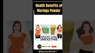 Top Secrets Weight Loss with Moringa Powder  Benefits of Moringa Powder short weightlosstips [upl. by Euqenimod]