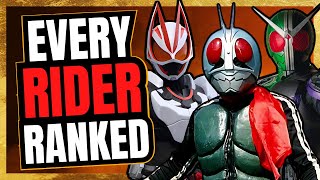 Every KAMEN RIDER Season RANKED  From Worst To Best [upl. by Lewendal149]