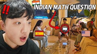 Can American and Spanish Girls Solve 1st Grade Math Questions From Korea and India [upl. by Fulviah]