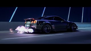 Flame Throwing Liberty Walk R35 GTR  4K [upl. by Eanel]