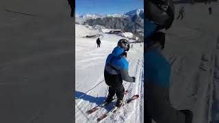 SKIJANJE U FRANCUSKOJ  SERRE CHEVALIER  STAZA GRAND ALPE  JANUAR 2023 [upl. by Markos373]