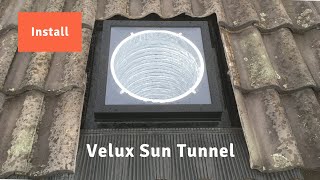 VELUX Sun Tunnel Installation  Roof Part [upl. by Gifferd]