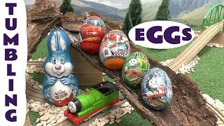 Fun Stop Motion Tumbling Eggs With Thomas amp Friends [upl. by Nitsew]