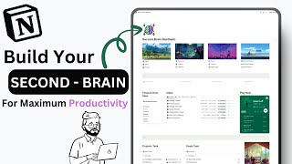 My Second Brain SetUp In Notion For Maximum Productivity  Template Tour [upl. by Bui]