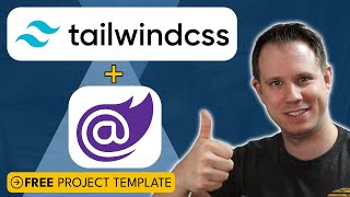 How to Use Tailwind CSS in Blazor  Quick Start [upl. by Ada734]