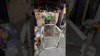 Converting an old electronics workbench into a Kaeser air dryer stand diy tigwelding shoplife [upl. by Nelak]