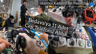 İstanbul Kadıköy Bit Pazarı Bedavaya telefon Aldık trend 2023 comedy [upl. by Alayne]