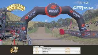 Cannonball MTB Festival 2024  Australian Open Downhill Finish Camera [upl. by Laamaj259]