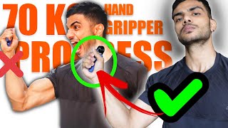 Hand Gripper Progress at Home  Wrist Grip and Forearm exercises  Strong Forearms [upl. by Notsob965]