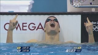 Swimming Mens 200m Breaststroke Final  Gyurta wins Gold  London 2012 Olympic Games Highlights [upl. by Ttevy940]