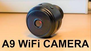 A9 Mini WiFi Camera Review [upl. by Reiter888]