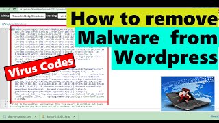 How to Remove Malware amp Clean a Hacked WordPress Site wordpress [upl. by Lorilee]