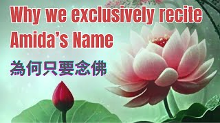 Why only persons who recite Amidas Name exclusively are illumined and protected by The Buddha [upl. by Pagas]