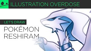 Lets Draw Pokemon 643  Reshiram [upl. by Atikaj184]