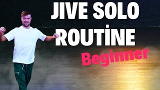 Beginner Jive  Solo Jive Routine [upl. by Melessa]