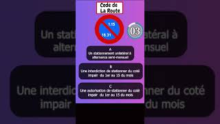 🔴 Code de la route 🟢 codedelaroute autoecole autoecoleenligne permisb quiz automobile [upl. by Earlene539]